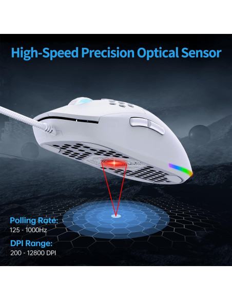 Combo Gaming TMKB: Teclado Mecánico T68SE y Ratón Óptico 12800DPI Combo Gaming TMKB: Teclado Mecánico T68SE y Ratón Óptico 12800DPI