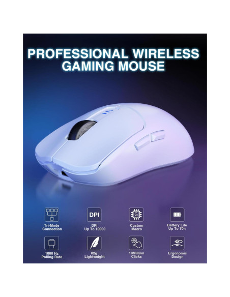 Combo Teclado Mecánico Inalámbrico AULA F75 Pro + Ratón SC580