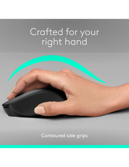 Ratón Inalámbrico Logitech M331 Silent Plus - Negro Ratón Inalámbrico Logitech M331 Silent Plus - Negro