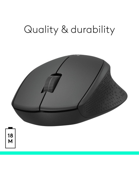 Ratón Inalámbrico Logitech M331 Silent Plus - Negro Ratón Inalámbrico Logitech M331 Silent Plus - Negro