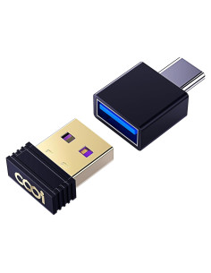 Mouse Jiggler Cooidea Mini Indetectable USB-C 2 Modos Negro