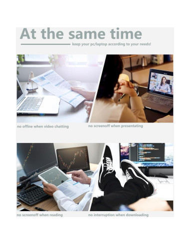 Geyes Movedor de Mouse Indetectable USB Plata - 2 Modos