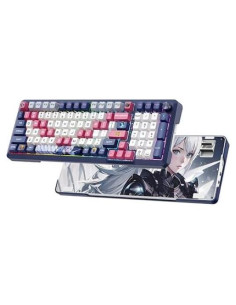 Teclado Mecánico Inalámbrico RGB Anime + Ratón 26K DPI