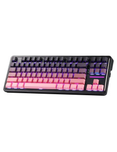 Teclado Mecánico Inalámbrico Redragon K728 PRO Rosa TKL 87 Teclas