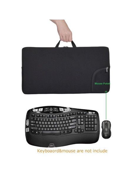 Funda de Neopreno a Prueba de Golpes para Teclado Logitech MK570