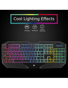 Combo Teclado y Ratón Gaming HP con Retroiluminación RGB 2
