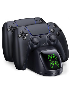 Estación de Carga Doble HELLISTRKE para Controladores PS5