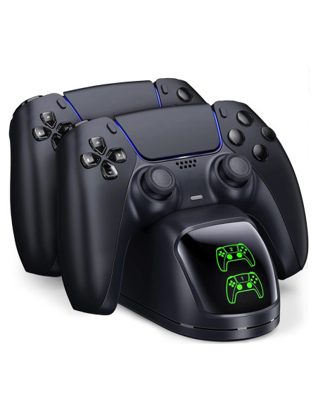 Estación de Carga Doble HELLISTRKE para Controladores PS5