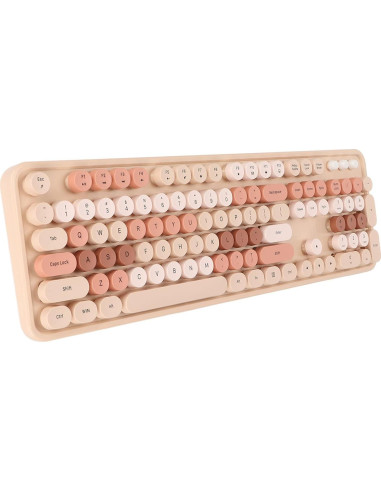 Combo Teclado y Ratón Ergonómico Dilwe 104 Teclas USB