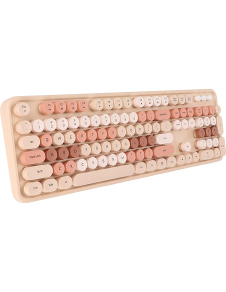 Combo Teclado y Ratón Ergonómico Dilwe 104 Teclas USB