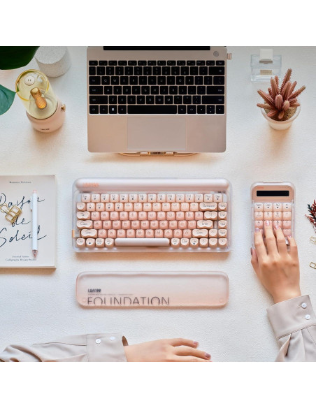 Teclado Mecánico LOFREE DOT Foundation + Ratón Té con Leche