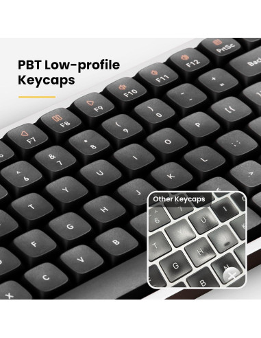 Teclado Mecánico Inalámbrico LOFREE Flow84 75% con Ratón PBT