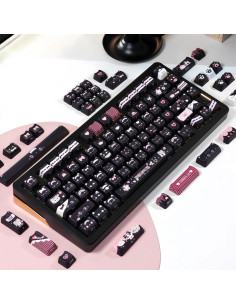 Teclas Personalizadas Gato Sirvienta PBT 142 Teclas para Teclado Mecánico 2