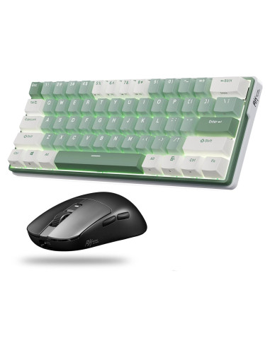 Combo Teclado Mecánico RK61 Plus y Ratón Inalámbrico RK M3