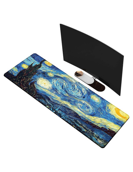 Alfombrilla de Ratón Gaming XXL Cacoy 120x40cm Antideslizante