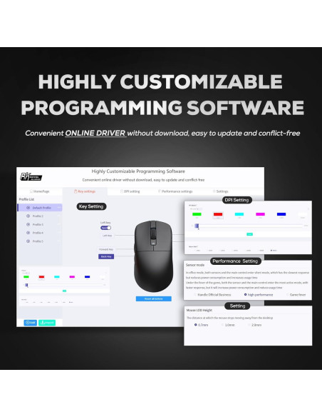 Combo Teclado Mecánico RK61 Plus y Ratón Inalámbrico RK M3