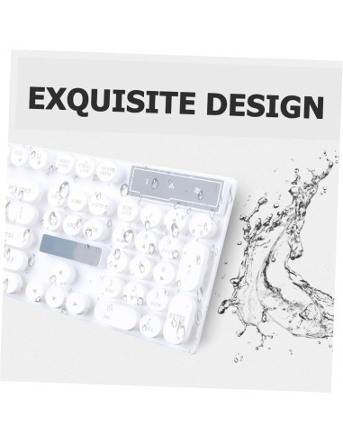 Conjunto Teclado y Ratón USB OSALADI Ergonómico 45x14cm