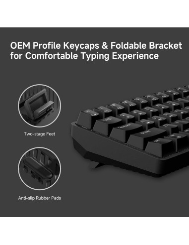 Combo Ratón Gaming TMKB Falcon M1SE y Teclado Mecánico T61SE