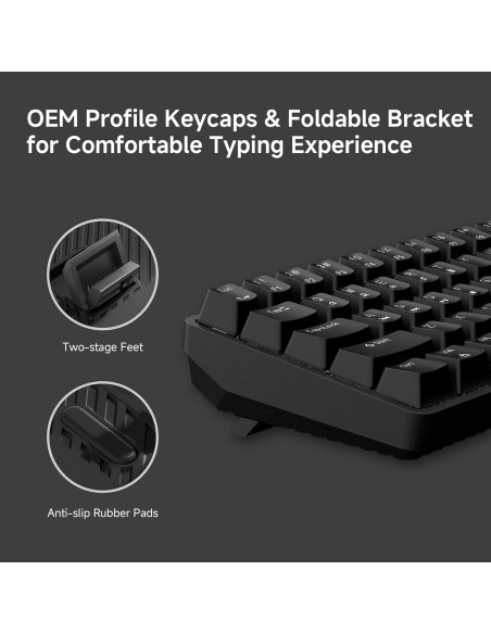 Combo Ratón Gaming TMKB Falcon M1SE y Teclado Mecánico T61SE Combo Ratón Gaming TMKB Falcon M1SE y Teclado Mecánico T61SE