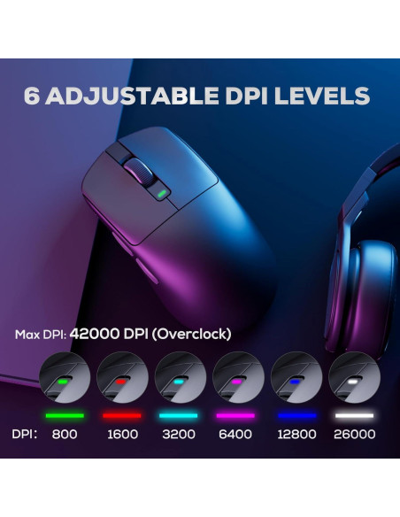 Teclado Inalámbrico RK Royal Kludge M87 + Ratón M3 42000DPI Teclado Inalámbrico RK Royal Kludge M87 + Ratón M3 42000DPI