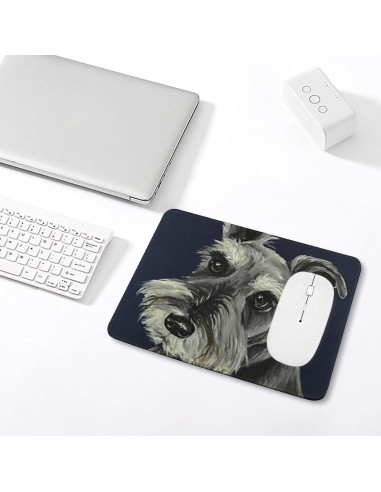 Alfombrilla de Ratón Sedoied Schnauzer 30x25 cm Antideslizante