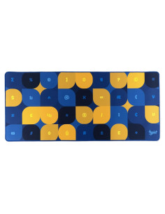 Alfombrilla de Ratón MK Typist 2XL 914x406mm Amarillo/Azul