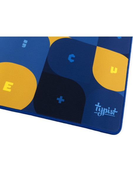 Alfombrilla de Ratón MK Typist 2XL 914x406mm Amarillo/Azul Alfombrilla de Ratón MK Typist 2XL 914x406mm Amarillo/Azul