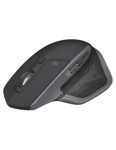 Ratón Inalámbrico Logitech MX Master 2S - Grafito, Ergonómico, Bluetooth, Controla 3 PCs