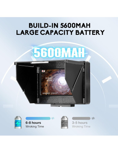 Cámara de Inspección de Tuberías JINXINEBAY 20M, 4.3" HD 1200TVL