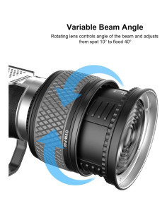 Lente Fresnel GVM F40 con Montura Bowens para Luz de Video 2