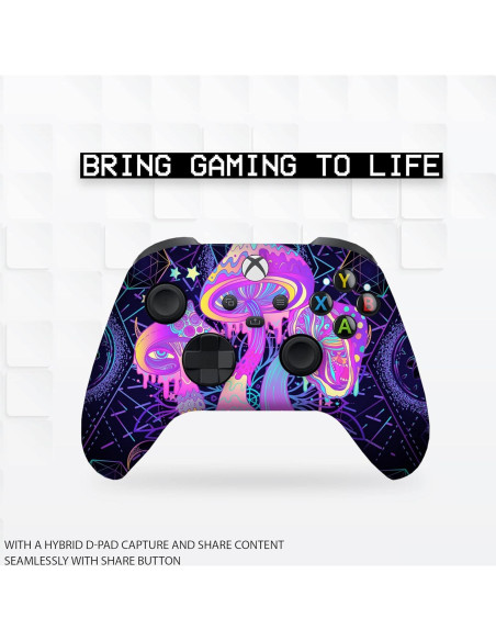 Controlador Inalámbrico Xbox BCB Hongos Psicodélicos 363g