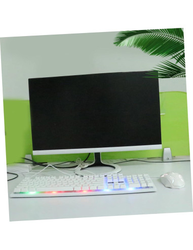 Teclado Mecánico Luminiscente y Ratón Ergonómico DIYEAH