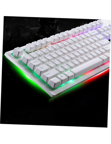 Teclado Mecánico Luminiscente y Ratón Ergonómico DIYEAH