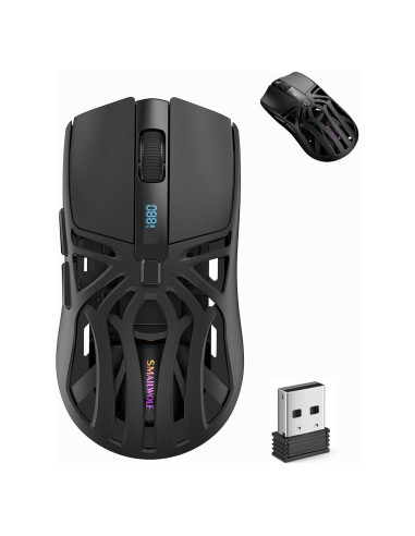 Ratón Gaming Inalámbrico SHARE SUNSHINE 10000 DPI RGB Ergonómico