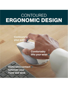 Ratón Ergonómico Bluetooth Humanscale ProClick Blanco 8 Botones 2