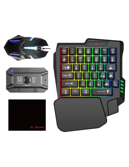 Combo Teclado y Ratón Gamer YOVDA Y1 PRO Retroiluminado