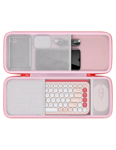 Funda Dura co2CREA para Combo Logitech POP ICON Rosa