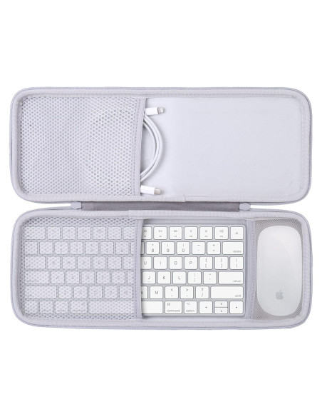 Funda Dura co2CREA para Apple Magic Keyboard y Mouse - Blanca