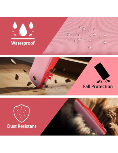 Funda Dura co2CREA para Combo Logitech POP ICON Rosa