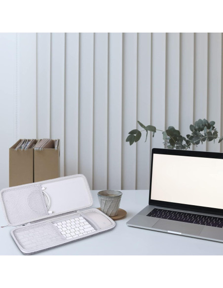 Funda Dura co2CREA para Apple Magic Keyboard y Mouse - Blanca