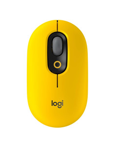 Logitech POP Mouse Inalámbrico Silencioso Amarillo - Personalizable