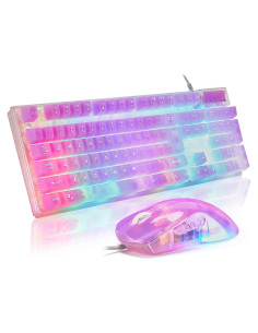 Combo Teclado y Ratón Gaming CHONCHOW RGB 104 Teclas USB