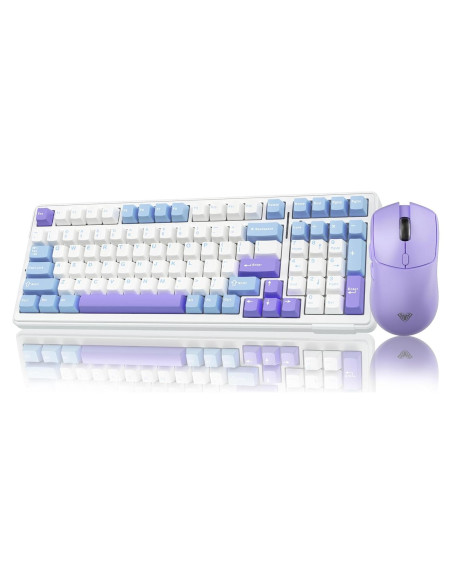 Combo Teclado Mecánico Inalámbrico AULA F99 + Ratón Gaming SC580X