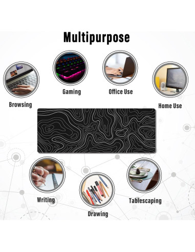 Alfombrilla de Ratón Grande Ovenbird 80x30 cm Antideslizante