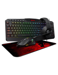 Combo Teclado y Ratón Gaming Redragon S101-3 RGB + Auriculares