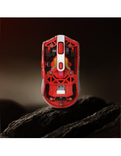 Ratón Gaming Inalámbrico MKETECH Transparente RGB DPI Ajustable 2