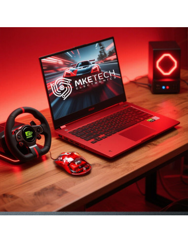 Ratón Gaming Inalámbrico MKETECH Transparente RGB DPI Ajustable