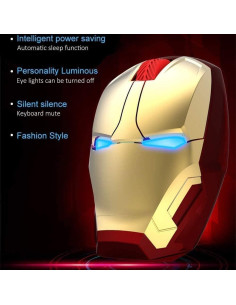 Ratón Inalámbrico Ergonómico Nidiox V4 100g 1600 DPI Oro 2