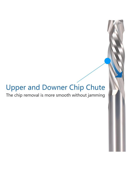 Cortador de Carburo HOZLY 6x25mm para Fresadora CNC