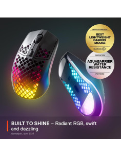 Ratón Gaming Inalámbrico SteelSeries Aerox 3 - RGB 68g 2